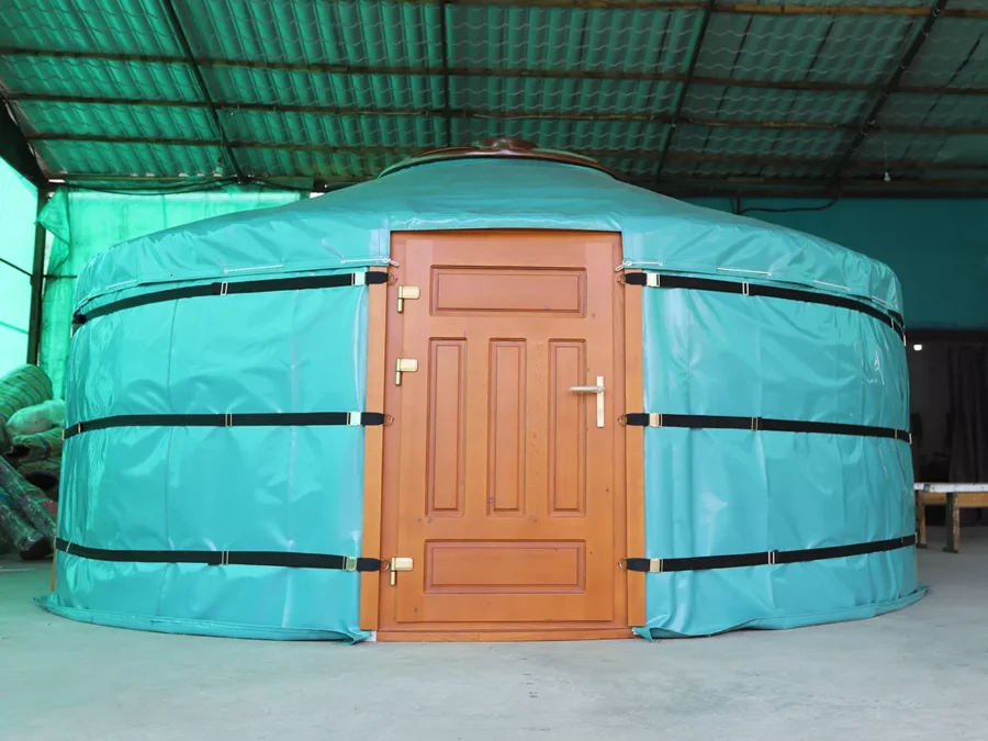 A 4.9-meter yurt with 2 side windows (Yurt #24356)
