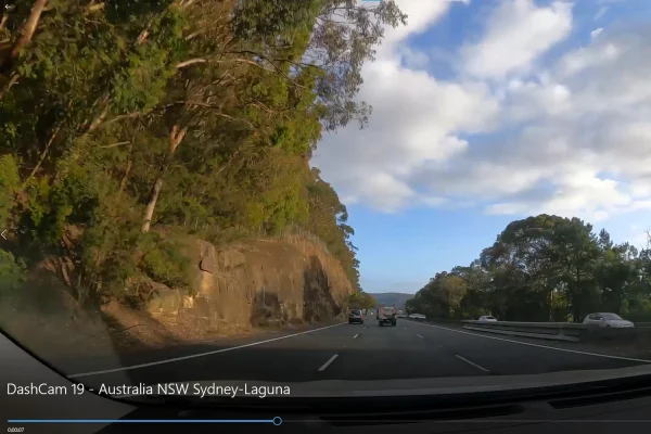 DashCam 19 – Australia NSW Sydney-Laguna DashCam 19 - Australia NSW Sydney-Laguna