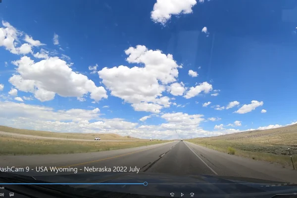 DashCam 9 - USA Wyoming - Nebraska 2022 July