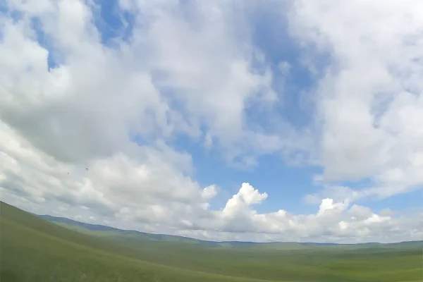 Dashcam 29 – Driving on dirt road in Khentii Province Dashcam video of Mongolia dashcam