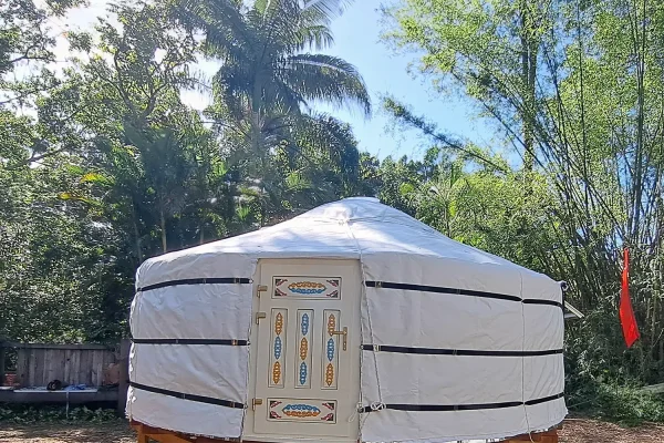 Mongolian 19ft yurt in Queensland Australia Mongolian 19ft yurt in Queensland Australia