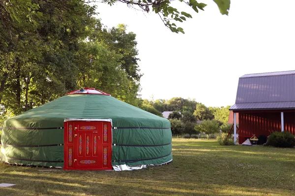 Mongolian Yurt in Indiana USA 26ft
