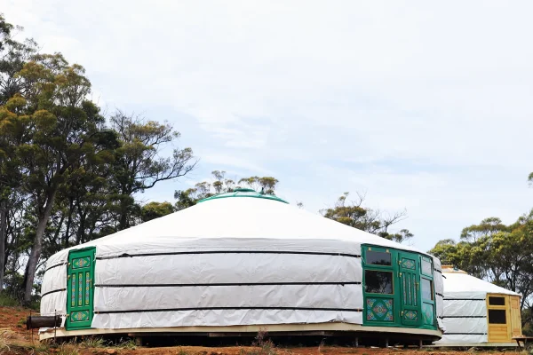 Mongolian yurt in Tasmania Australia Mongolian yurt in Tasmania Australia